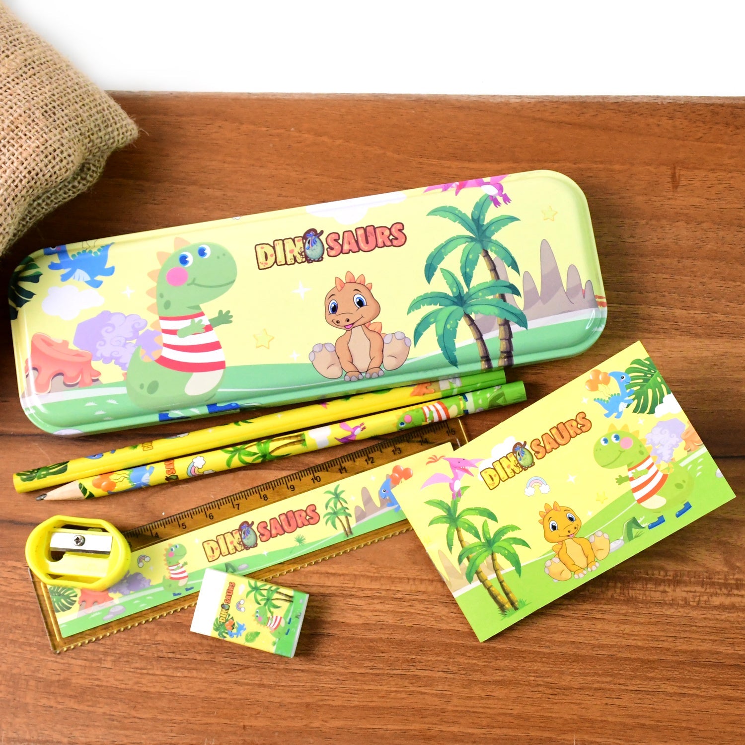 Dinosaur Printed Kids Stationery (Set) Dinosaur Printed Kids Stationery (Set)